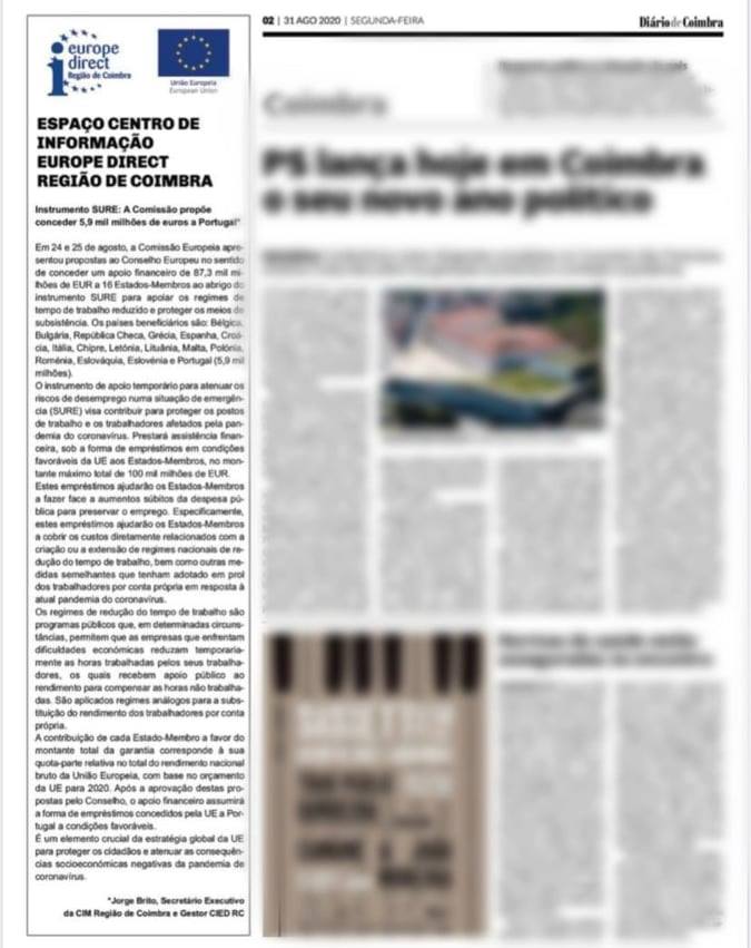 Instrumento SURE: A Comisso prope conceder 5,9 mil milhes de euros a Portugal