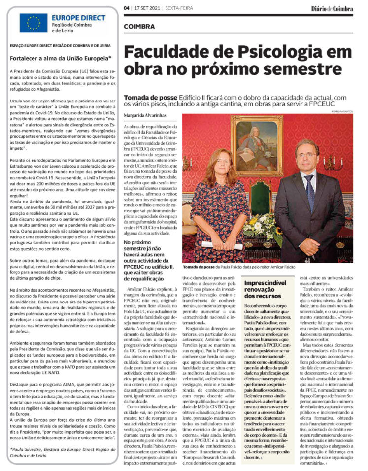 Fortalecer a alma da Unio Europeia