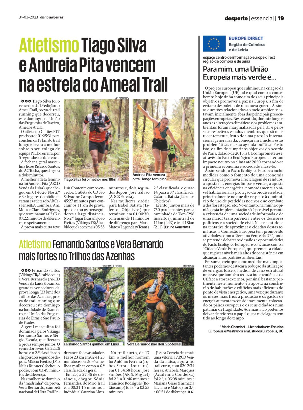 Para mim, uma Unio Europeia mais verde ...